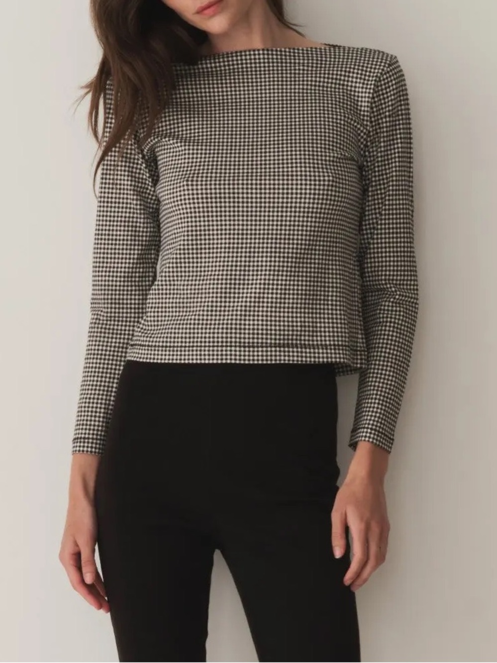 Women's Gingham Doen Top